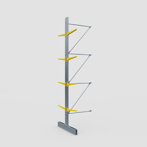 Cantilever Rack - Double Sided - Standard Duty - Powder Coated - Add-On Bay - Height 4500mm