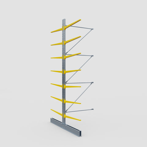 Cantilever Rack - Double Sided - Standard Duty - Powder Coated - Add-On Bay - Height 4500mm