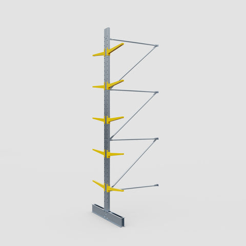 Cantilever Rack - Double Sided - Standard Duty - Powder Coated - Add-On Bay - Height 4500mm