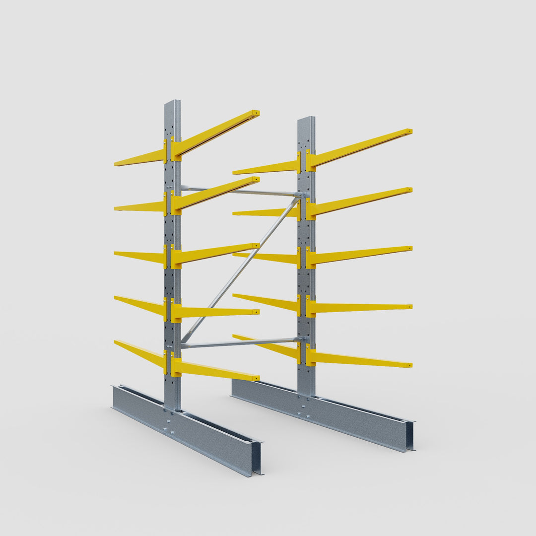 Cantilever Rack - Double Sided - Standard Duty - Powder Coated - Full ...
