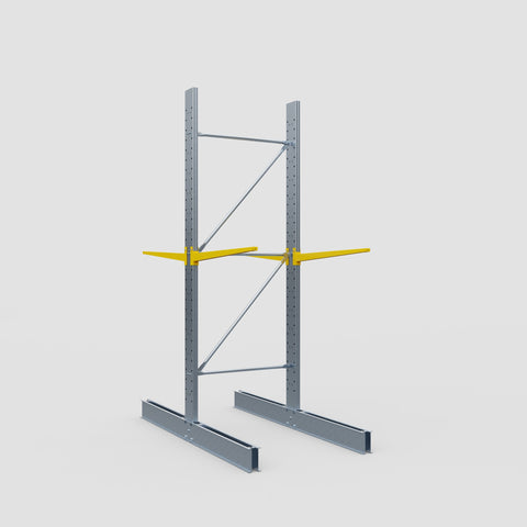 Cantilever Rack - Double Sided - Standard Duty - Powder Coated - Full Bay - Height 3500mm