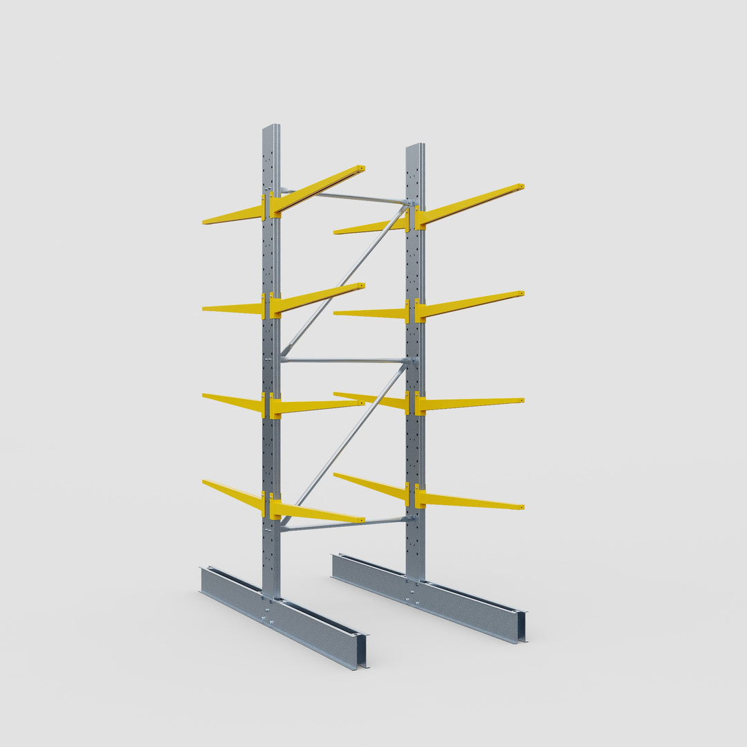 Cantilever Rack - Double Sided - Standard Duty - Powder Coated - Full ...