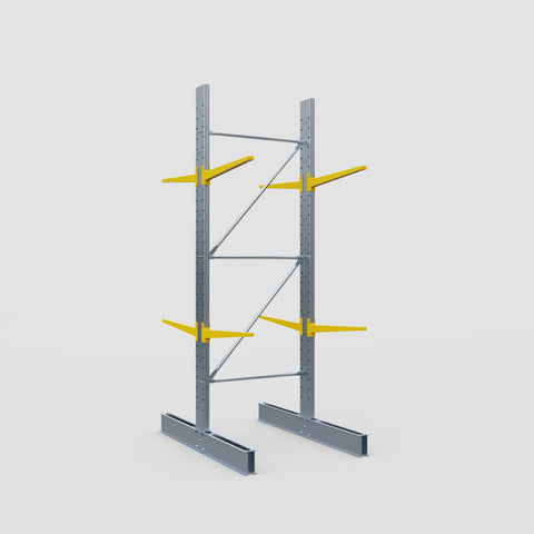 Cantilever Rack - Double Sided - Standard Duty - Powder Coated - Full Bay - Height 3500mm