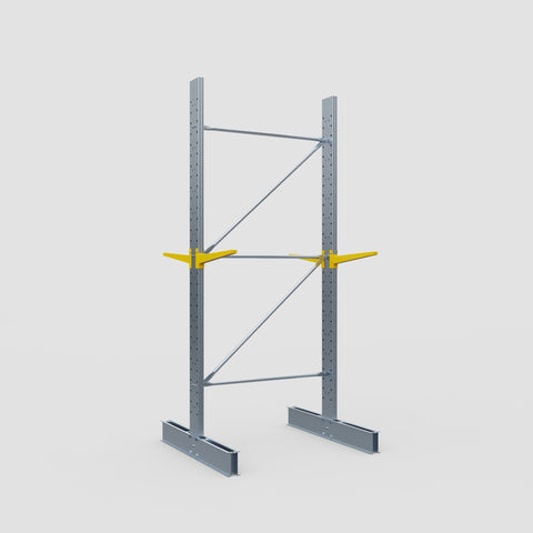 Cantilever Rack - Double Sided - Standard Duty - Powder Coated - Full Bay - Height 3500mm