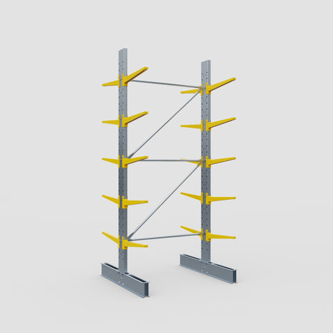 Cantilever Rack - Double Sided - Standard Duty - Powder Coated - Full Bay - Height 3500mm