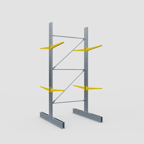 Cantilever Rack - Double Sided - Standard Duty - Powder Coated - Full Bay - Height 3500mm