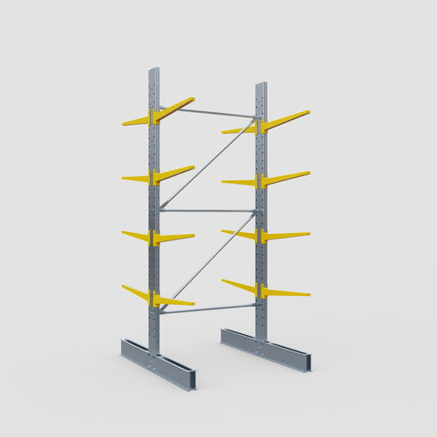 Cantilever Rack - Double Sided - Standard Duty - Powder Coated - Full Bay - Height 3500mm