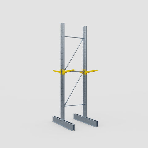 Cantilever Rack - Double Sided - Standard Duty - Powder Coated - Full Bay - Height 3500mm