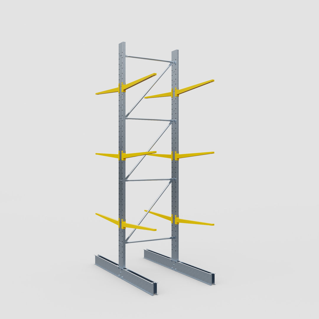 Cantilever Rack - Double Sided - Standard Duty - Powder Coated - Full ...