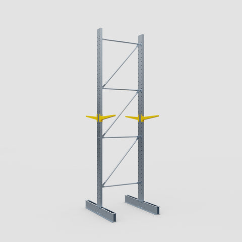 Cantilever Rack - Double Sided - Standard Duty - Powder Coated - Full Bay - Height 4500mm