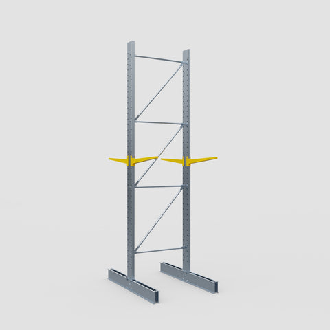 Cantilever Rack - Double Sided - Standard Duty - Powder Coated - Full Bay - Height 4500mm