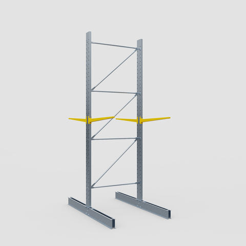 Cantilever Rack - Double Sided - Standard Duty - Powder Coated - Full Bay - Height 4500mm