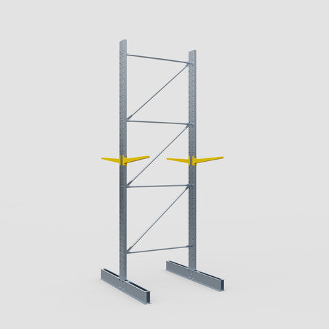 Cantilever Rack - Double Sided - Standard Duty - Powder Coated - Full Bay - Height 4500mm