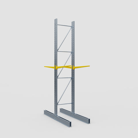 Cantilever Rack - Double Sided - Standard Duty - Powder Coated - Full Bay - Height 4500mm