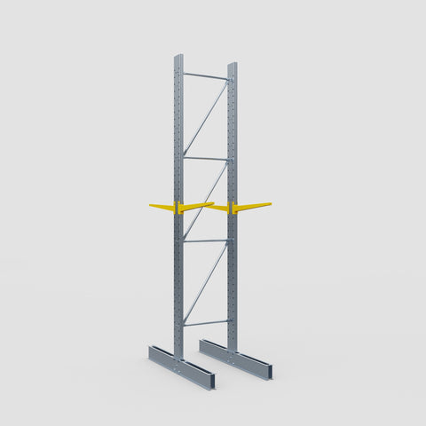 Cantilever Rack - Double Sided - Standard Duty - Powder Coated - Full Bay - Height 4500mm