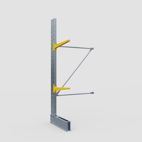 Cantilever Rack - Single Sided - Standard Duty - Powder Coated - Add-On Bay - Height 2500mm