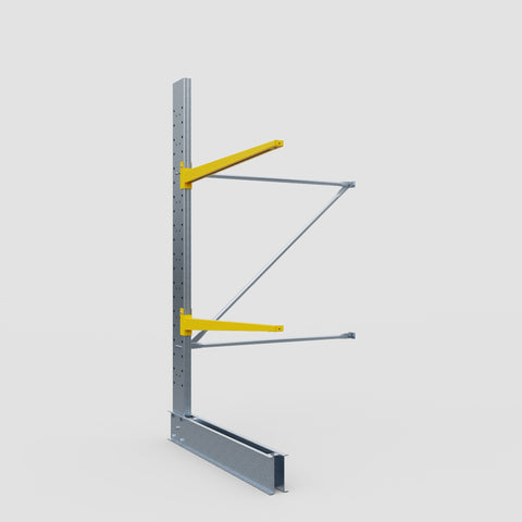 Cantilever Rack - Single Sided - Standard Duty - Powder Coated - Add-On Bay - Height 2500mm