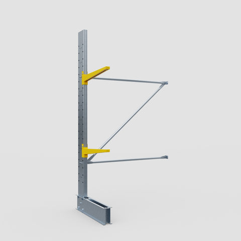 Cantilever Rack - Single Sided - Standard Duty - Powder Coated - Add-On Bay - Height 2500mm