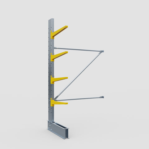 Cantilever Rack - Single Sided - Standard Duty - Powder Coated - Add-On Bay - Height 2500mm