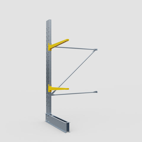 Cantilever Rack - Single Sided - Standard Duty - Powder Coated - Add-On Bay - Height 2500mm