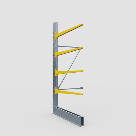 Cantilever Rack - Single Sided - Standard Duty - Powder Coated - Add-On Bay - Height 2500mm