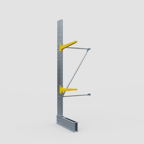 Cantilever Rack - Single Sided - Standard Duty - Powder Coated - Add-On Bay - Height 2500mm