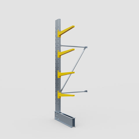 Cantilever Rack - Single Sided - Standard Duty - Powder Coated - Add-On Bay - Height 2500mm