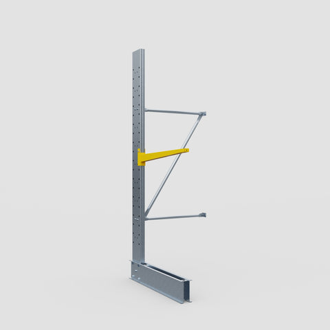 Cantilever Rack - Single Sided - Standard Duty - Powder Coated - Add-On Bay - Height 2500mm