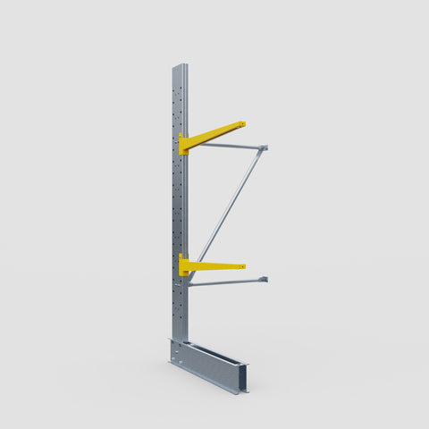 Cantilever Rack - Single Sided - Standard Duty - Powder Coated - Add-On Bay - Height 2500mm