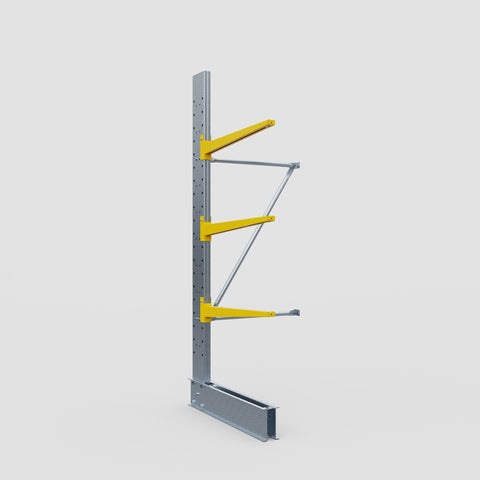 Cantilever Rack - Single Sided - Standard Duty - Powder Coated - Add-On Bay - Height 2500mm