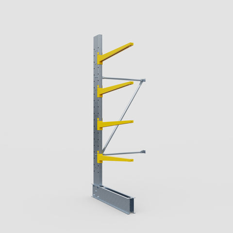 Cantilever Rack - Single Sided - Standard Duty - Powder Coated - Add-On Bay - Height 2500mm