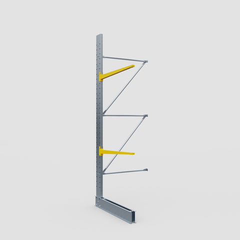 Cantilever Rack - Single Sided - Standard Duty - Powder Coated - Add-On Bay - Height 3500mm