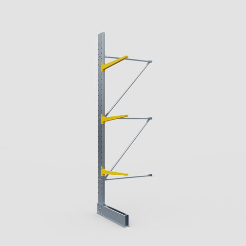 Cantilever Rack - Single Sided - Standard Duty - Powder Coated - Add-On Bay - Height 3500mm