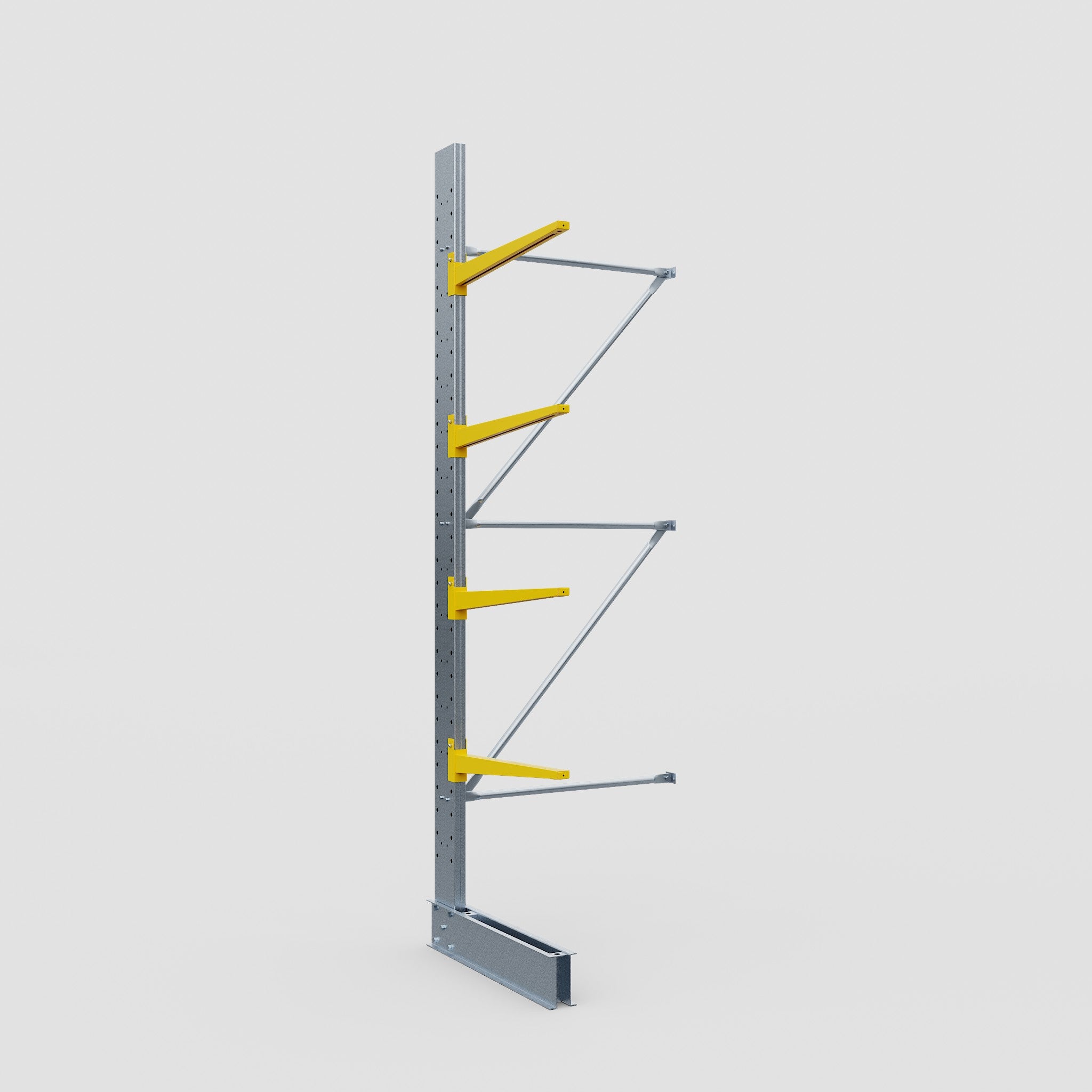 Cantilever Rack - Single Sided - Standard Duty - Powder Coated - Add-O ...