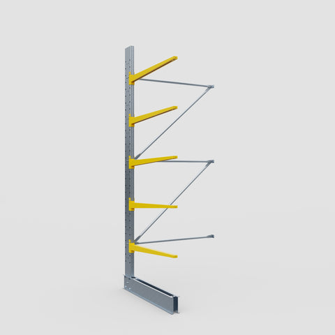 Cantilever Rack - Single Sided - Standard Duty - Powder Coated - Add-On Bay - Height 3500mm