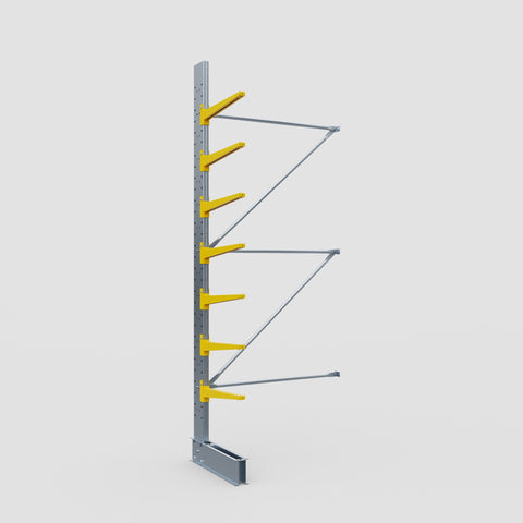 Cantilever Rack - Single Sided - Standard Duty - Powder Coated - Add-On Bay - Height 3500mm