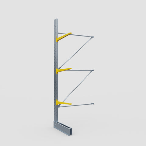 Cantilever Rack - Single Sided - Standard Duty - Powder Coated - Add-On Bay - Height 3500mm