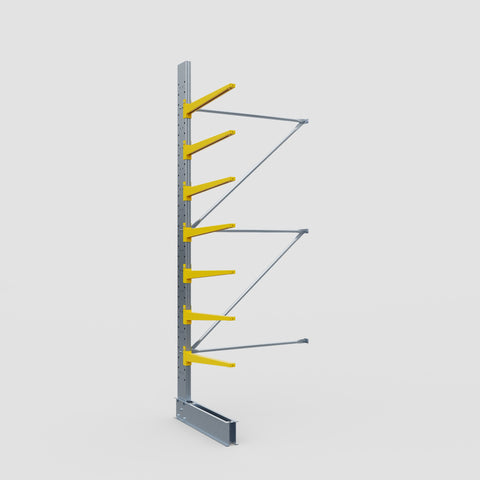 Cantilever Rack - Single Sided - Standard Duty - Powder Coated - Add-On Bay - Height 3500mm