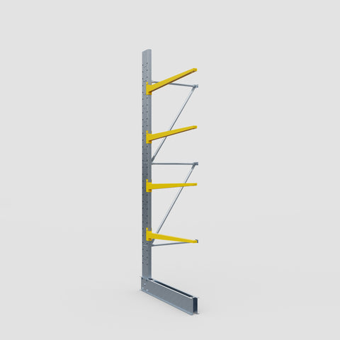 Cantilever Rack - Single Sided - Standard Duty - Powder Coated - Add-On Bay - Height 3500mm