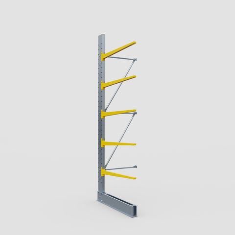 Cantilever Rack - Single Sided - Standard Duty - Powder Coated - Add-On Bay - Height 3500mm