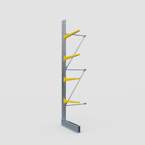 Cantilever Rack - Single Sided - Standard Duty - Powder Coated - Add-On Bay - Height 3500mm