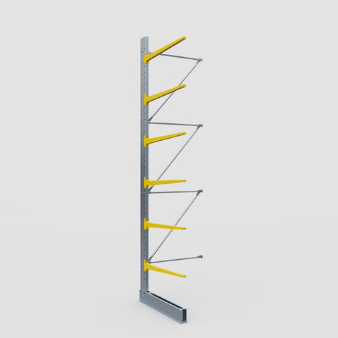 Cantilever Rack - Single Sided - Standard Duty - Powder Coated - Add-On Bay - Height 4500mm