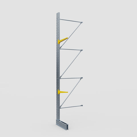 Cantilever Rack - Single Sided - Standard Duty - Powder Coated - Add-On Bay - Height 4500mm