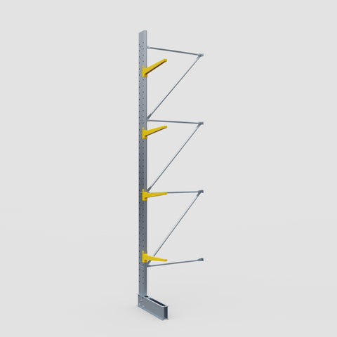 Cantilever Rack - Single Sided - Standard Duty - Powder Coated - Add-On Bay - Height 4500mm