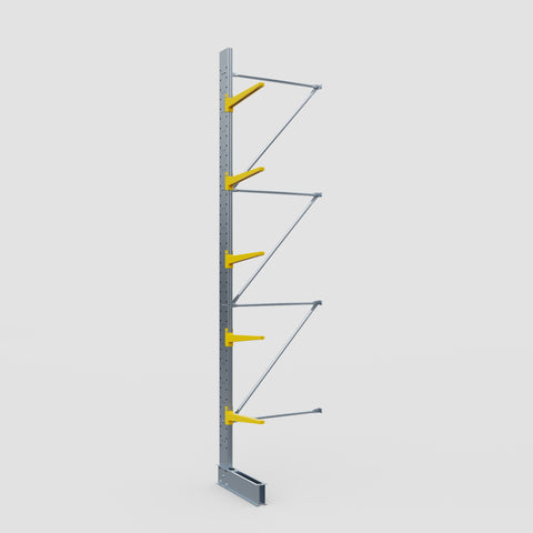 Cantilever Rack - Single Sided - Standard Duty - Powder Coated - Add-On Bay - Height 4500mm