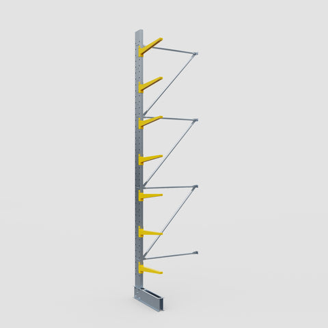 Cantilever Rack - Single Sided - Standard Duty - Powder Coated - Add-On Bay - Height 4500mm