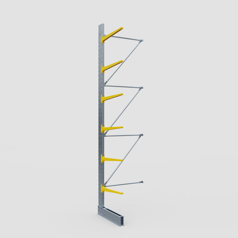 Cantilever Rack - Single Sided - Standard Duty - Powder Coated - Add-On Bay - Height 4500mm