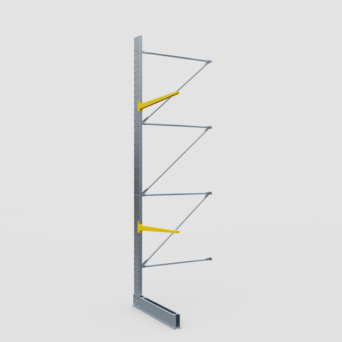 Cantilever Rack - Single Sided - Standard Duty - Powder Coated - Add-On Bay - Height 4500mm