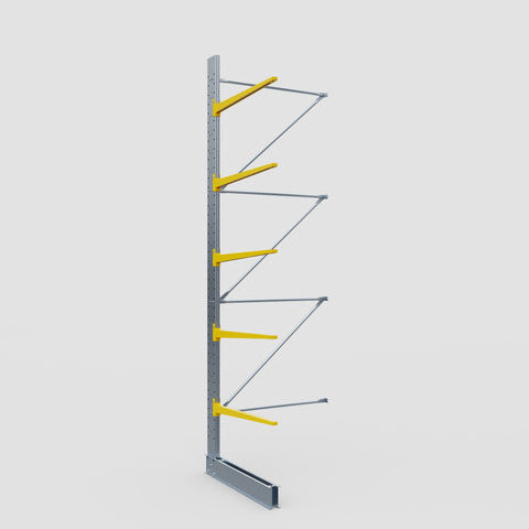 Cantilever Rack - Single Sided - Standard Duty - Powder Coated - Add-On Bay - Height 4500mm