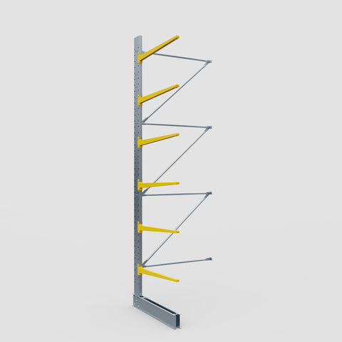 Cantilever Rack - Single Sided - Standard Duty - Powder Coated - Add-On Bay - Height 4500mm